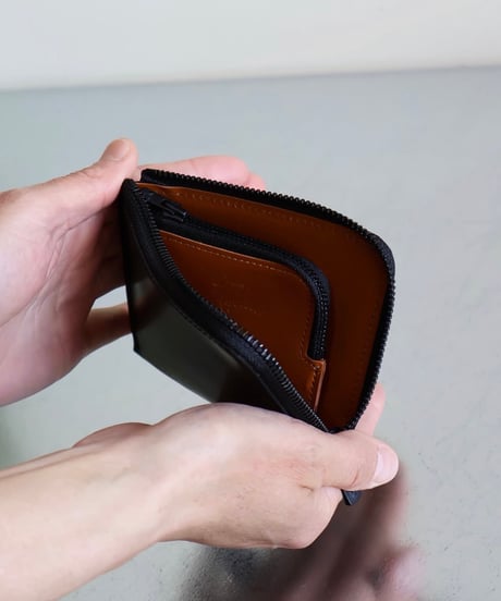 〈NEEDLES〉Coin Case - Steer Leather / Black, Brown