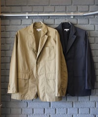 〈ENGINEERED GARMENTS〉Loiter Jacket - Lt.Weight Nyco Twill / Khaki, Dk.Navy