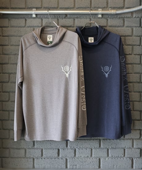 〈SOUTH2 WEST8〉x〈FOXFIRE〉Hoody - SCORON / Grey, Navy