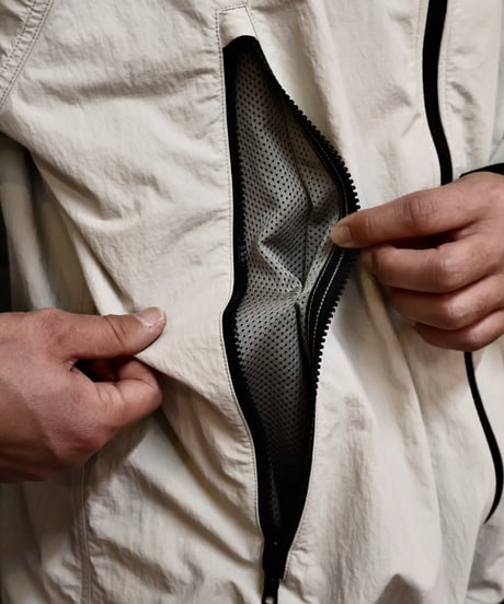〈SOUTH2 WEST8〉Weather Effect Jacket - Nylon Ripstop / Ivory