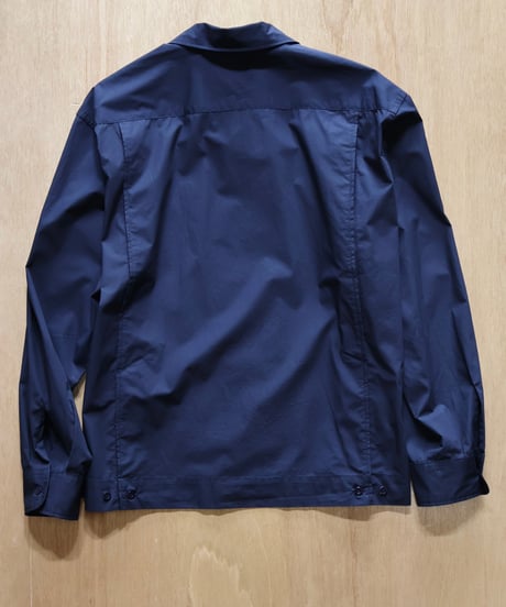 〈ENGINEERED GARMENTS〉Bowling Shirt - Cotton Broadcloth / Dk.Navy