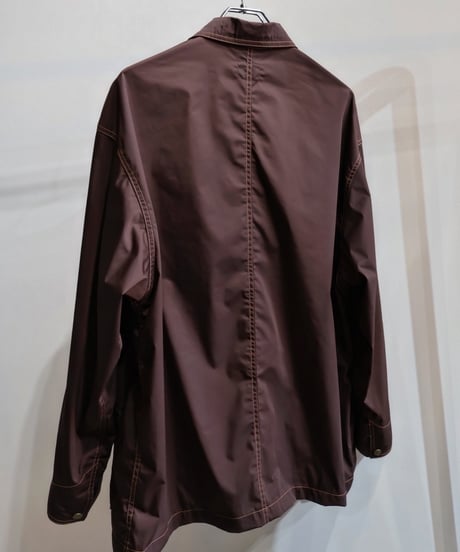 〈NEEDLES〉Coverall - Memory Poly Taffeta / Brown