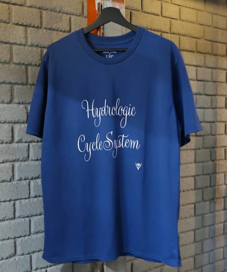 〈SOUTH2 WEST8〉S/S Crew Neck Tee - HYDROLOGIC CYCLE / Navy
