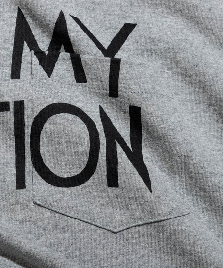 〈TACOMAFUJI RECORDS〉DOG IS MY SALVATION Pocket Tee  / Heather Grey