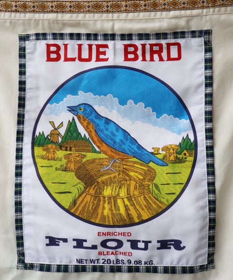 〈PRETTY PLAIN〉Blue Bird Flour Bag / Natural