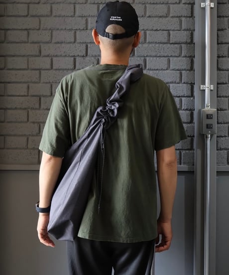 〈B:together〉 × 〈Maruchan〉“SHRINK BAG 17L” / Charcoal × Moss Green Plaid
