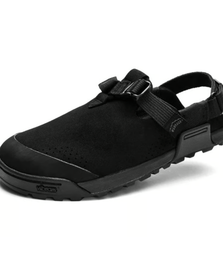 〈BEDROCK SANDALS〉Mountain Clog Synthetic Suede / Pinecone, Black