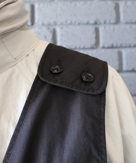 〈ENGINEERED GARMENTS〉Shoulder Vest - Lt.Weight Nyco Poplin / Black