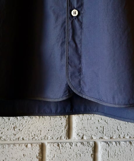 〈ENGINEERED GARMENTS〉Copley Shirt - Cotton Broadcloth / Dk. Navy