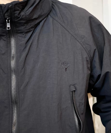〈SOUTH2 WEST8〉Weather Effect Jacket - Nylon Ripstop / Black