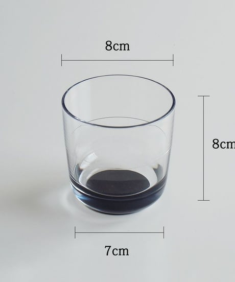 〈PALM PRODUCTS〉Glass 285ml / Blue, Orange, 畜光Green