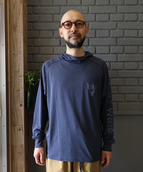 〈SOUTH2 WEST8〉x〈FOXFIRE〉Hoody - SCORON / Grey, Navy