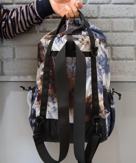 〈ENGINEERED GARMENTS〉UL 3 Way Bag - Nylon Tie Dye Print Ripstop