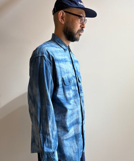 〈ONOKORO〉Indigo-Dyed Shirt / C