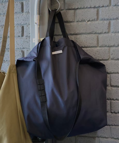 〈ENGINEERED GARMENTS〉Carry All Tote - Lt. Wt Nyco Twill / Khaki, Dk.Navy