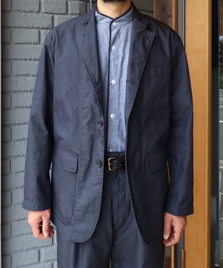 〈ENGINEERED GARMENTS〉Loiter Jacket - Lt.Weight Nyco Twill / Khaki, Dk.Navy