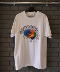 〈COTTON EXPRESSIONS〉 Brainatomy Tee / White