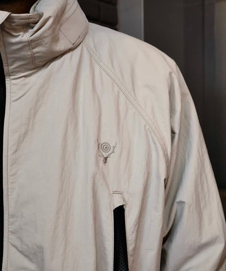 〈SOUTH2 WEST8〉Weather Effect Jacket - Nylon Ripstop / Ivory