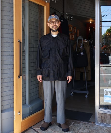 〈ENGINEERED GARMENTS〉BDU Jacket - Nylon Micro Ripstop / Black