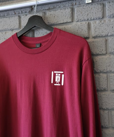 〈MARUCHAN〉Staff Tee - Long Sleeve / Burgundy, Navy