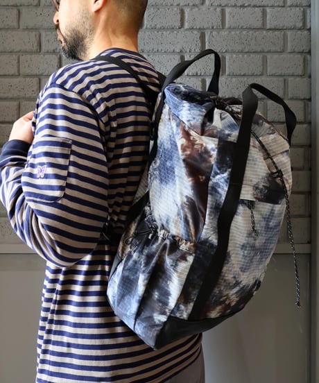 〈ENGINEERED GARMENTS〉UL 3 Way Bag - Nylon Tie Dye Print Ripstop