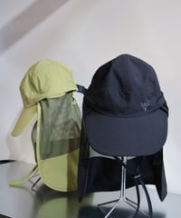 〈SOUTH2 WEST8〉Sunshade Cap - Nylon Ripstop / Black, Olive