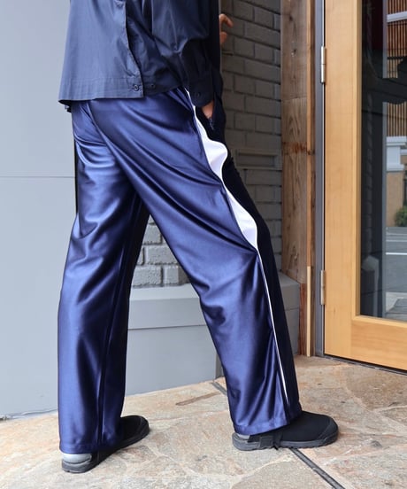 〈NEEDLES〉Track Pant - Tricot Sateen / Navy, Black