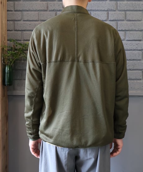 〈SOUTH2 WEST8〉Reversible Zipped Shirt - Poly Tricot / Olive