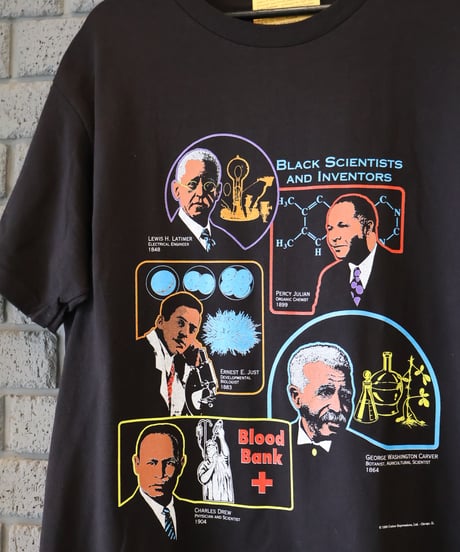 〈COTTON EXPRESSIONS〉Black Scientist Tee / Black