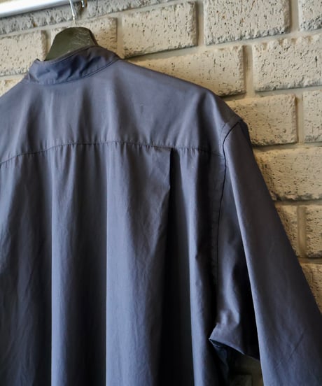 〈ENGINEERED GARMENTS〉Copley Shirt - Cotton Broadcloth / Dk. Navy
