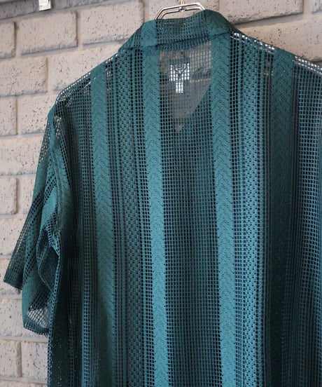〈SOUTH2 WEST8〉Cabana Shirt - Poly Lace Jq. / Green, Dk.Purple