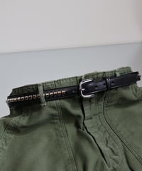 〈TORY LEATHER〉1-inch Clincher Belt / Black