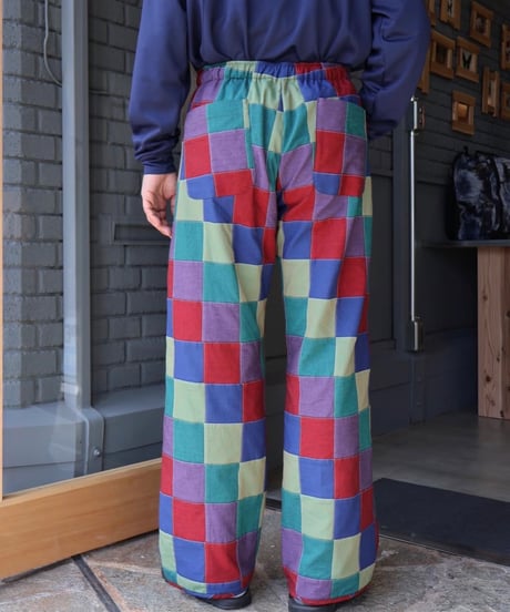 〈NEEDLES〉String Easy Pants - Cotton Oxford Patchwork