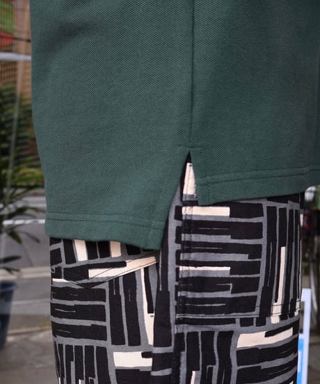 〈SOUTH2 WEST8〉S/S Polo Shirt - Cotton Pique / Green, Black