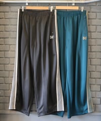 〈NEEDLES〉H.D. Track Pant - Poly Smooth / Charcoal, Green