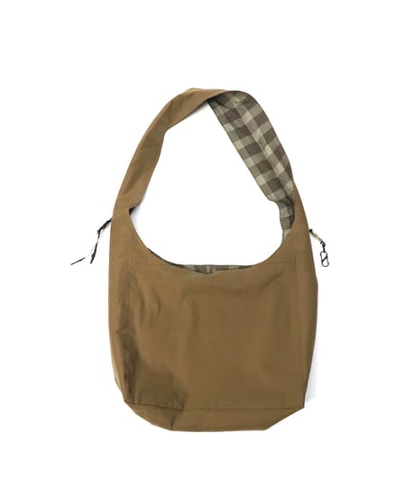 〈B:together〉 × 〈Maruchan〉“SHRINK BAG 17L” / Khaki x Brown Plaid
