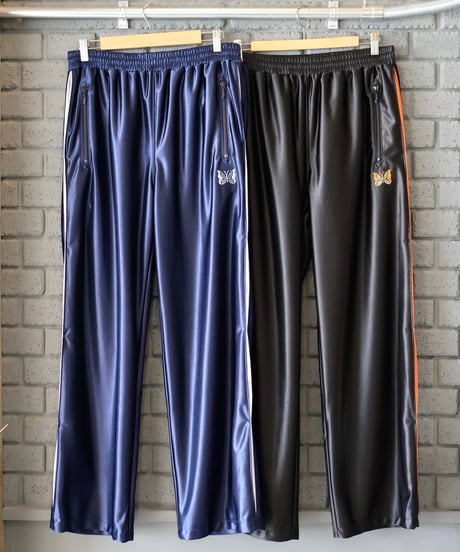 〈NEEDLES〉Track Pant - Tricot Sateen / Navy, Black