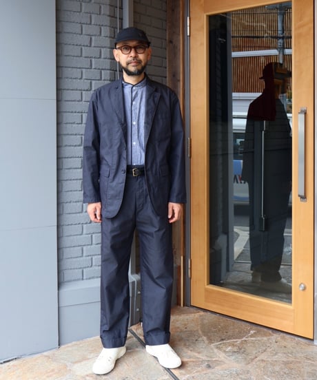 〈ENGINEERED GARMENTS〉Carlyle Pant - Lt.Weight Nyco Twill / Khaki, Dk.Navy