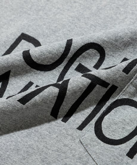 〈TACOMAFUJI RECORDS〉DOG IS MY SALVATION Pocket Tee  / Heather Grey