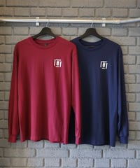 〈MARUCHAN〉Staff Tee - Long Sleeve / Burgundy, Navy