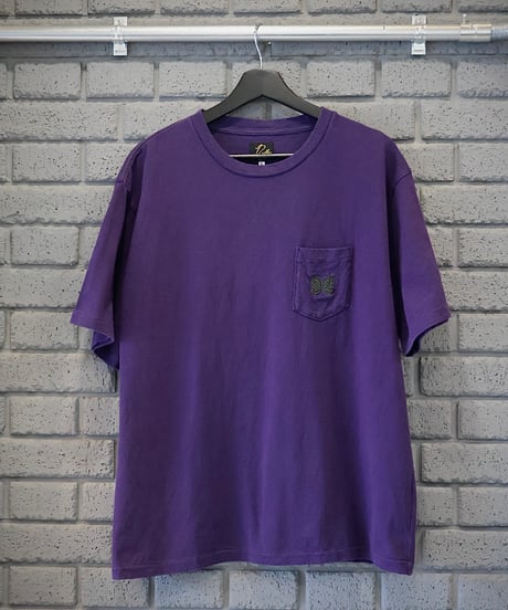 〈NEEDLES〉S/S Pocket Tee - Cotton Jersey / Purple, Black, Green, Heather Grey