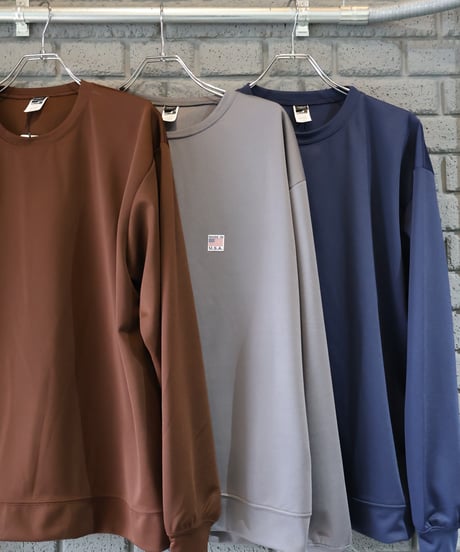 〈D-SPORT WEAR〉High-Mock Dry Tee / Brown, Charcoal, Navy