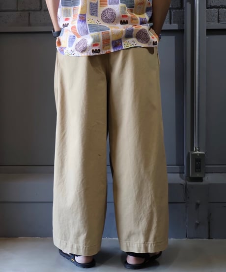 〈NEEDLES〉H.D. Pant - Military / Khaki, Black