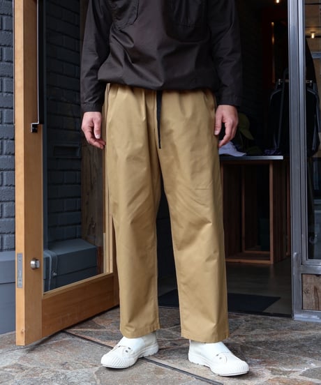 〈SOUTH2 WEST8〉String Pant - C/PE Weather Cloth / Khaki