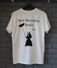 〈TACOMA FUJI RECORDS〉FIELD RECORDING RADIO Tee / White