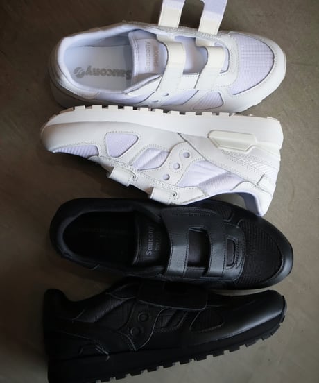 〈ENGINEERED GARMENTS〉x〈SAUCONY〉Shadow Original Velcro / Black, White