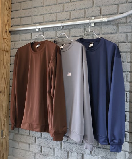 〈D-SPORT WEAR〉High-Mock Dry Tee / Brown, Charcoal, Navy