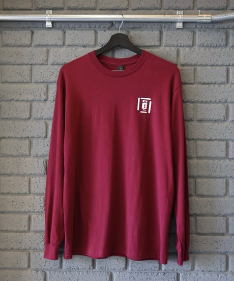 〈MARUCHAN〉Staff Tee - Long Sleeve / Burgundy, Navy