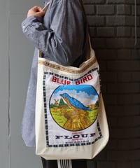 〈PRETTY PLAIN〉Blue Bird Flour Bag / Natural