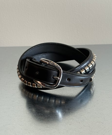 〈TORY LEATHER〉1-inch Clincher Belt / Black